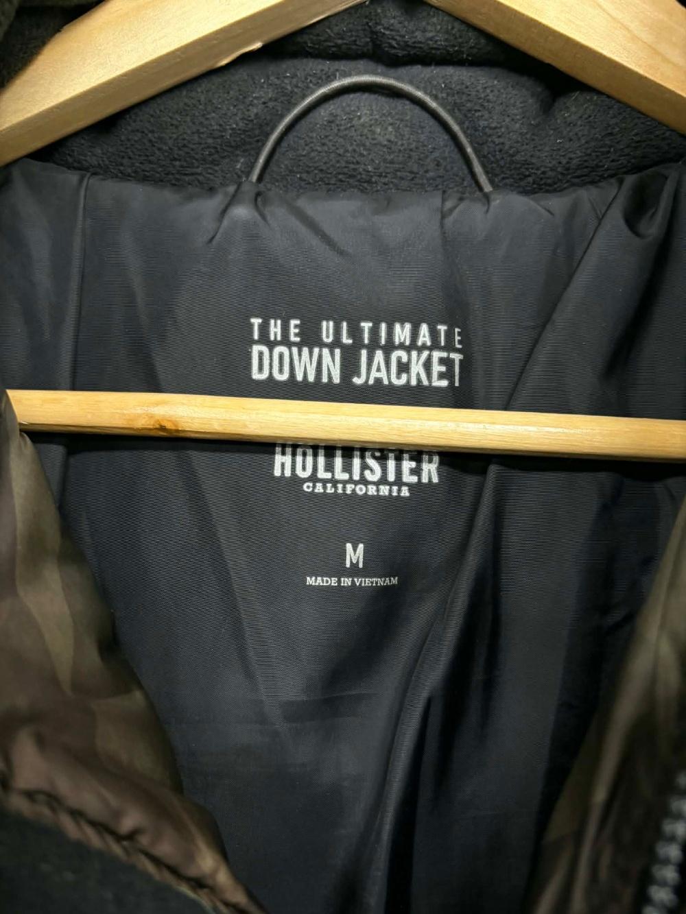 [M] Hollister Camouflage Block Down Hooded Jacket 4