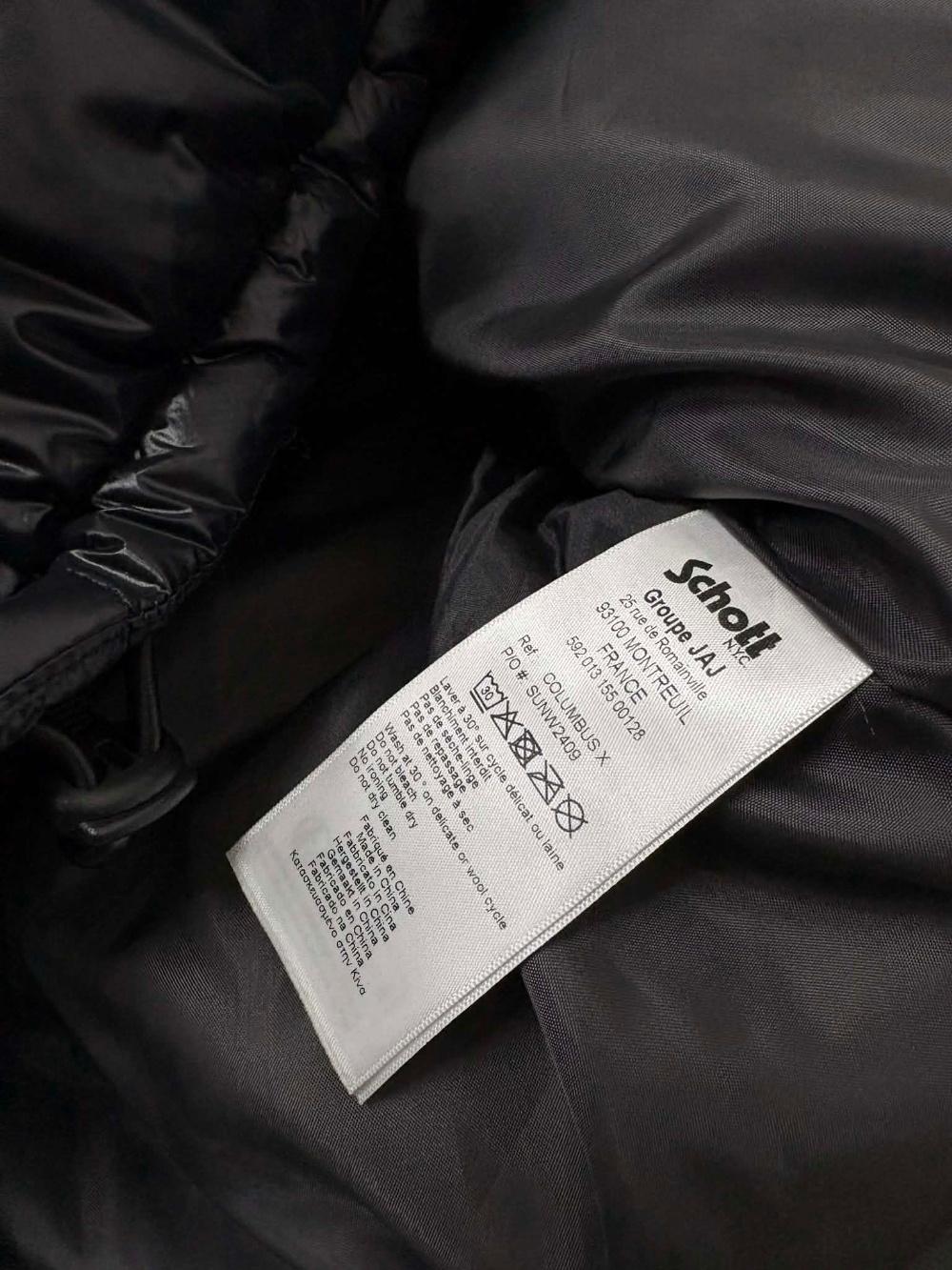 [S] Schott NYC glossy puffer padding 5