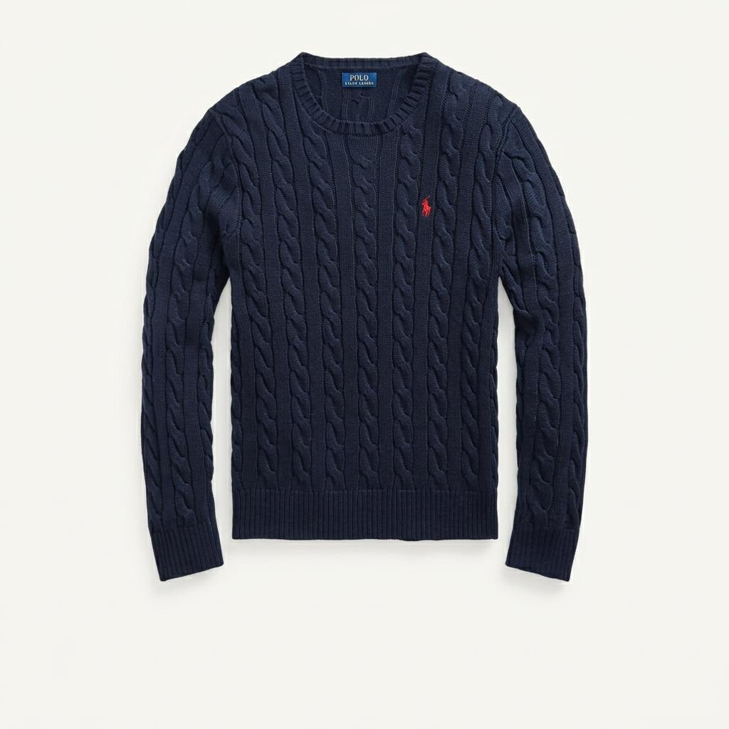 [M] Polo Ralph Lauren cotton cable knit sweater 1