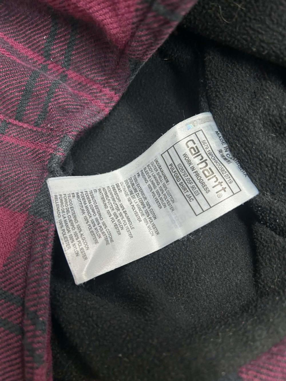 [M] Carhartt WIP Fleece Work Shirt Jacket 5