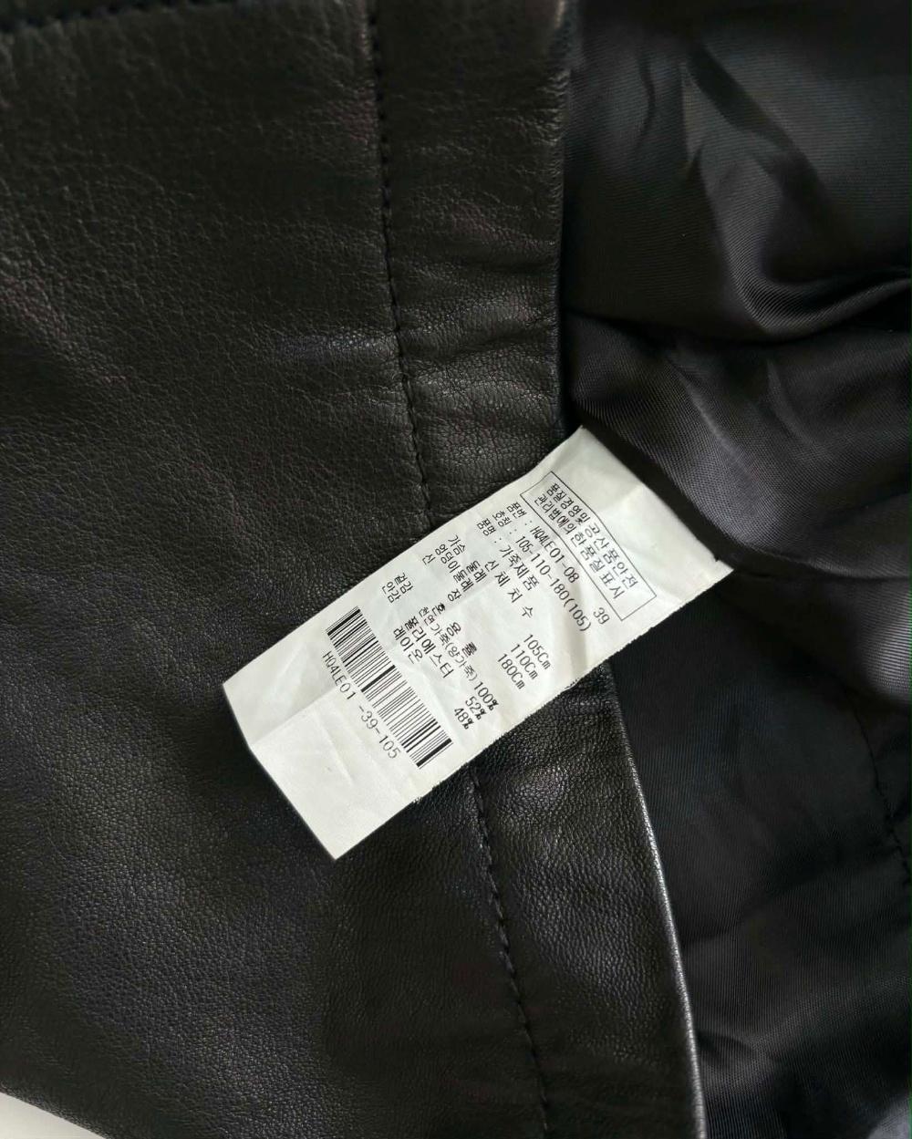[105] Vintage Adhoc Sheepskin High Neck Jacket 7
