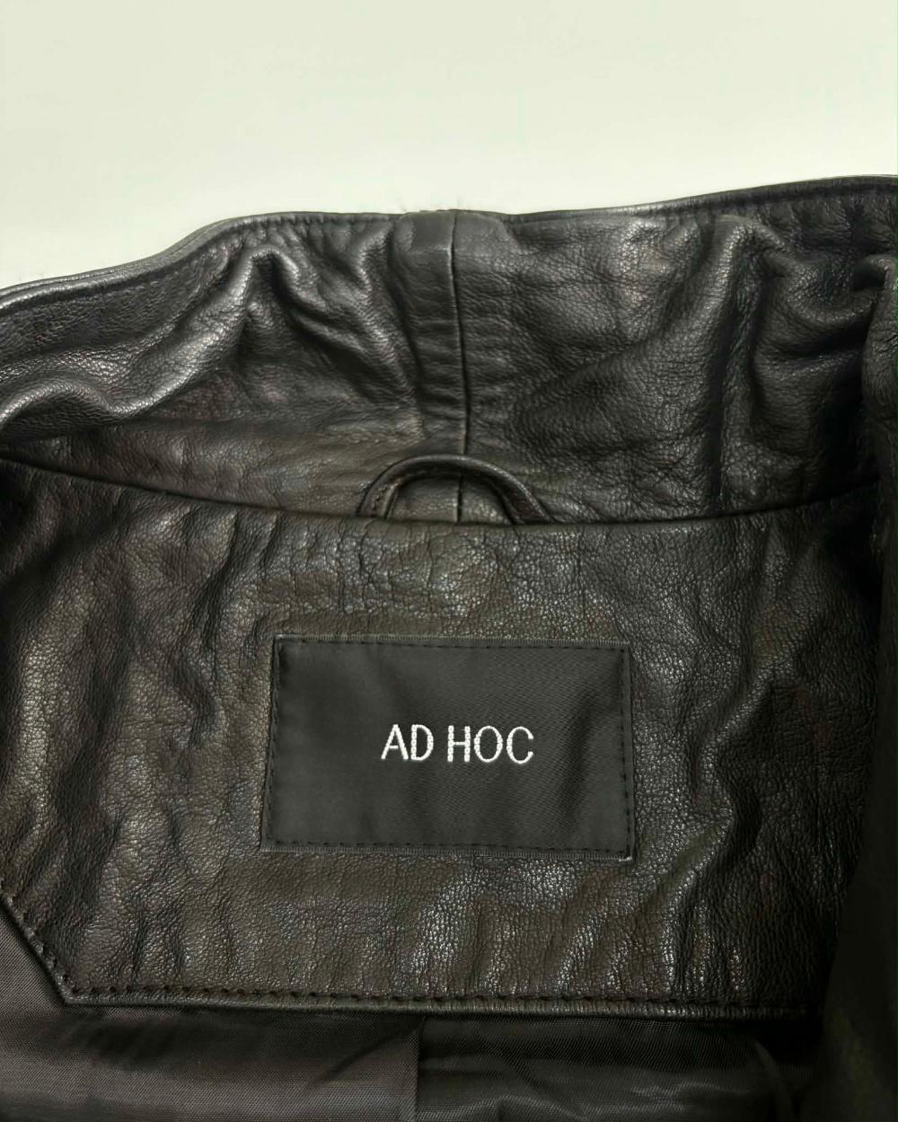 [105] Vintage Adhoc Sheepskin High Neck Jacket 6