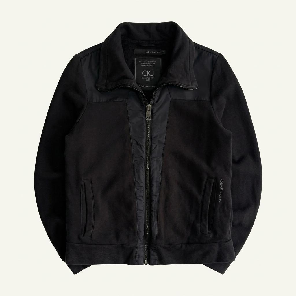 [M] Calvin Klein Jeans Nylon Patch Cotton Jacket 1