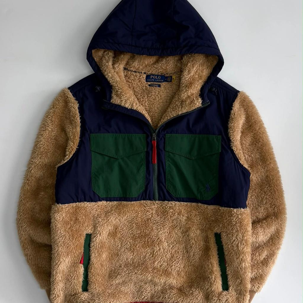 [M] Polo Ralph Lauren Hybrid Sherpa Hoodie half 2