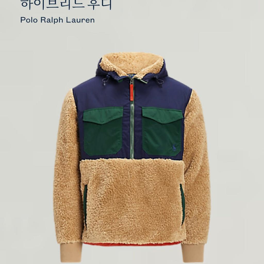 [M] Polo Ralph Lauren Hybrid Sherpa Hoodie half 3