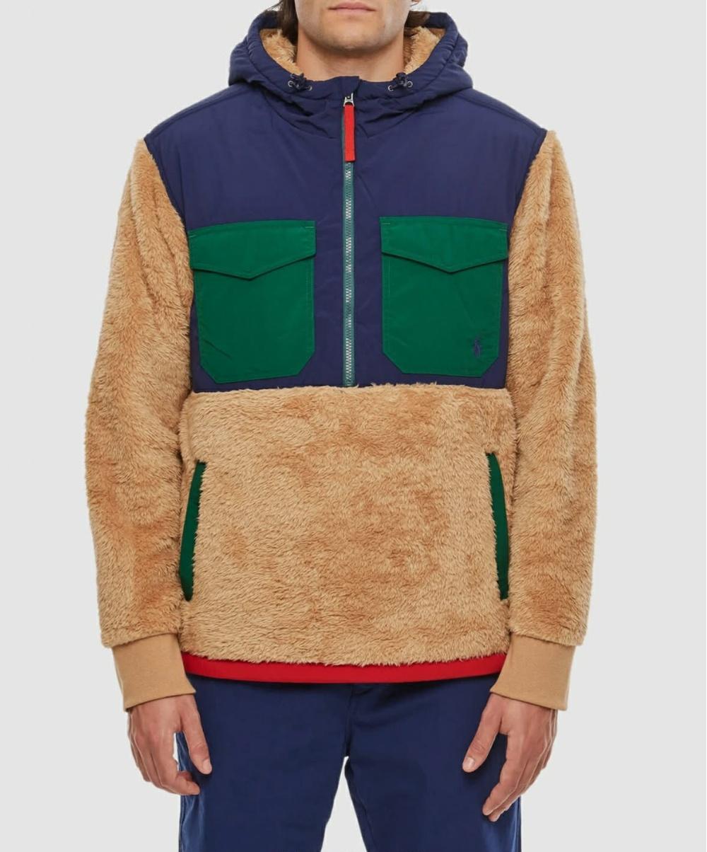 [M] Polo Ralph Lauren Hybrid Sherpa Hoodie half 8