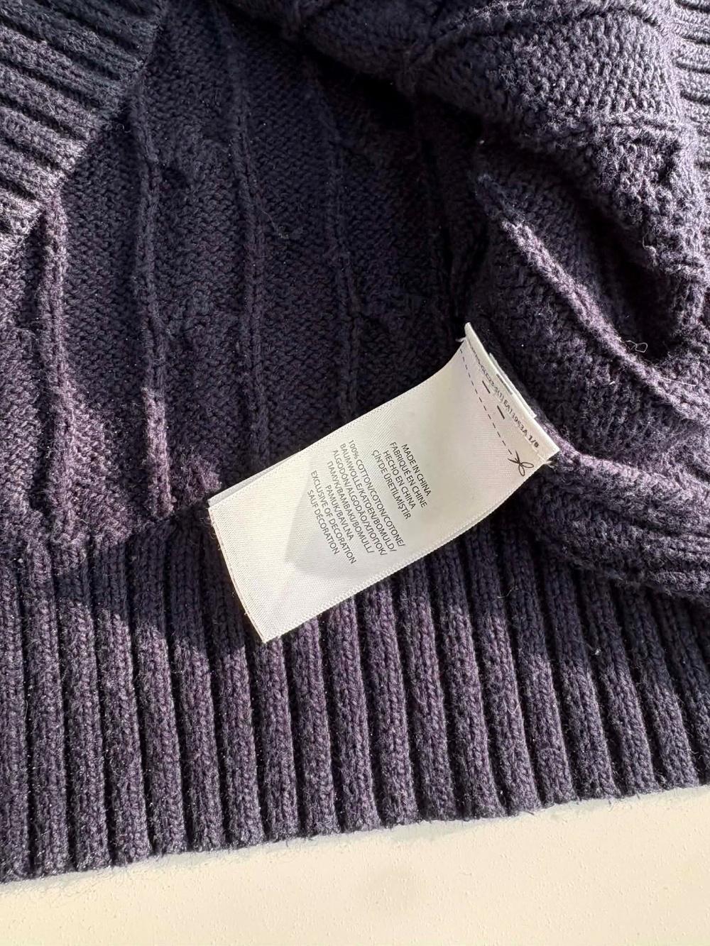 [XL] Polo Ralph Lauren Navy Cable Knit Sweater 4