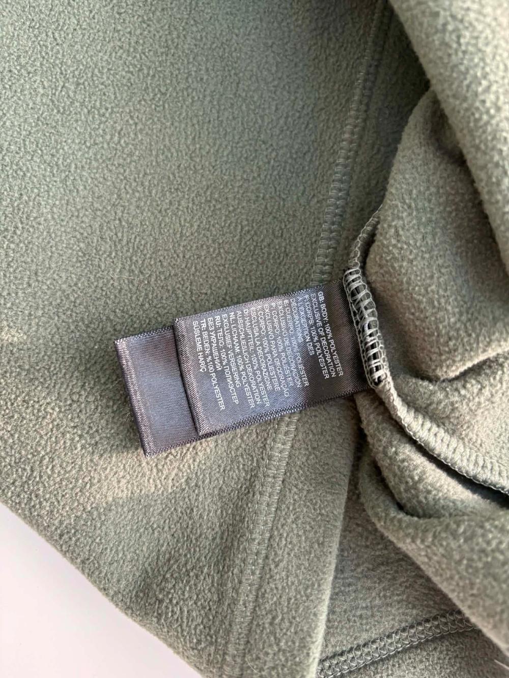 [S] The North Face Khaki Fleece Half Zip-Up 5