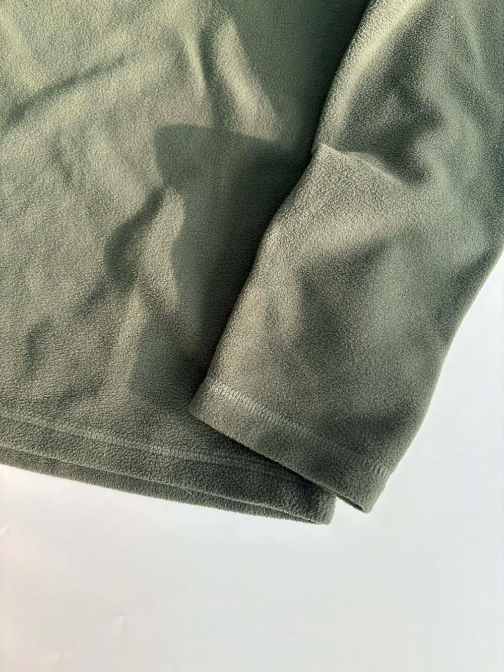 [S] The North Face Khaki Fleece Half Zip-Up 6