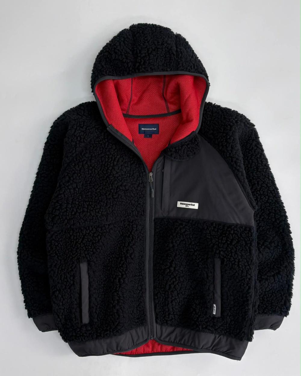 [L] ThisisNeverthat Boa Fleece Hooded Jacket 3