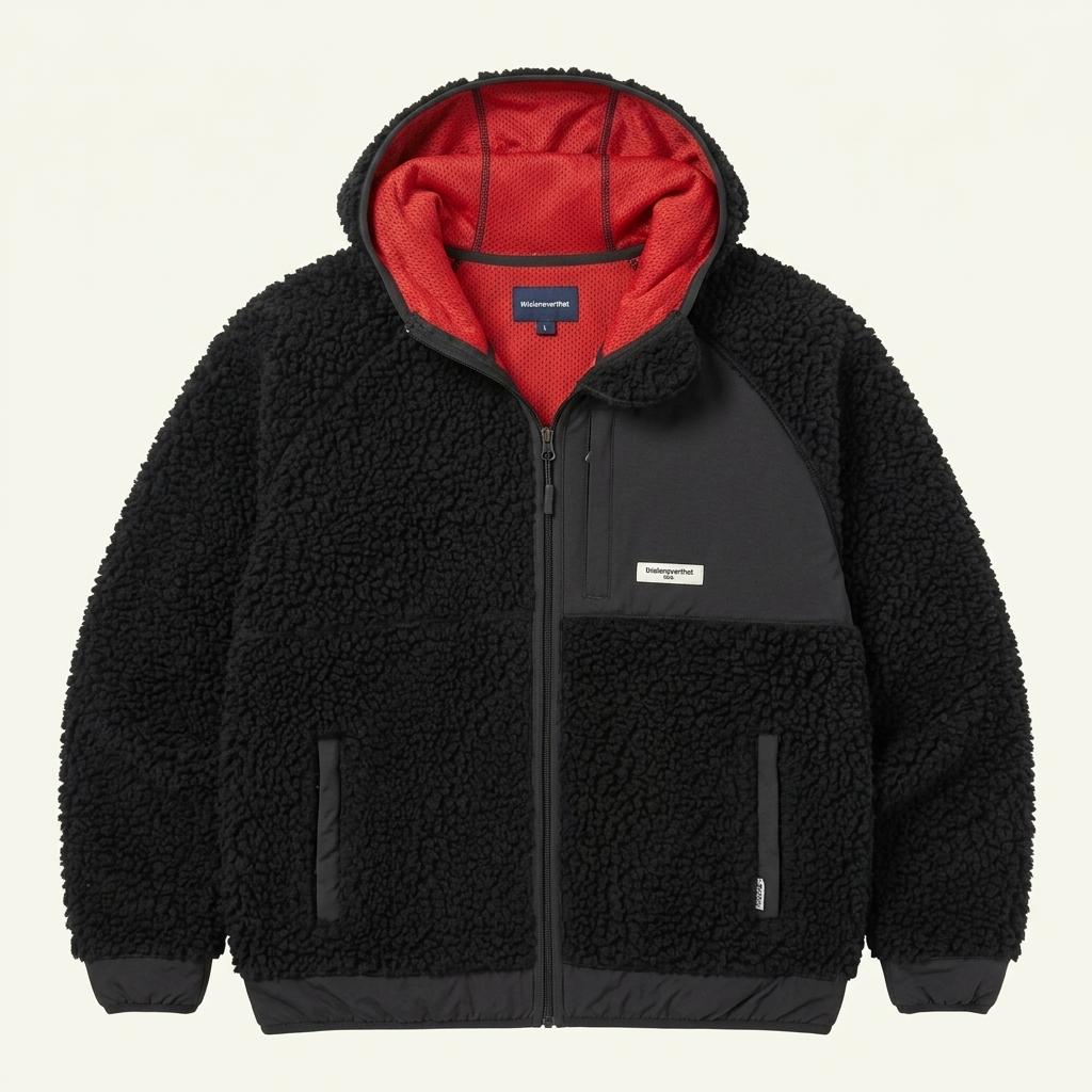 [L] ThisisNeverthat Boa Fleece Hooded Jacket 1