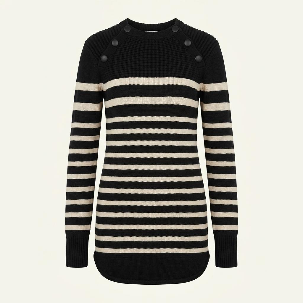 [36] Isabel Marant haeza striped wool knit 1