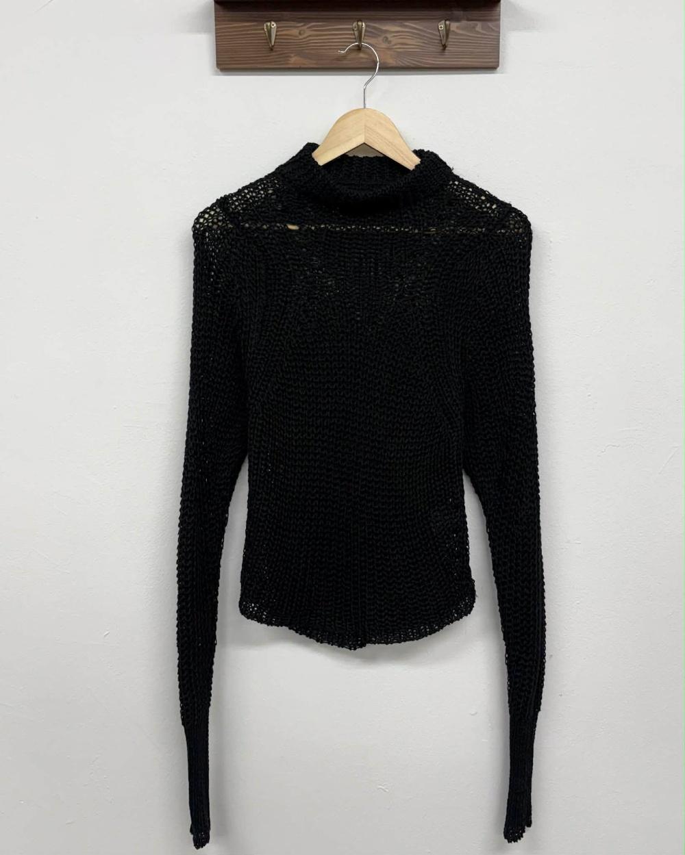 [36] Isabel Marant Punching Net See-Through Knit 2
