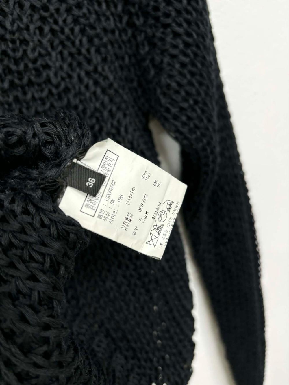 [36] Isabel Marant Punching Net See-Through Knit 4