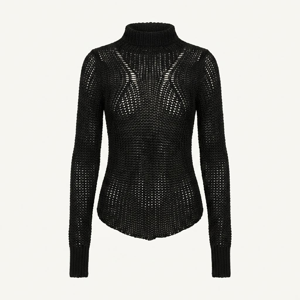 [36] Isabel Marant Punching Net See-Through Knit 1