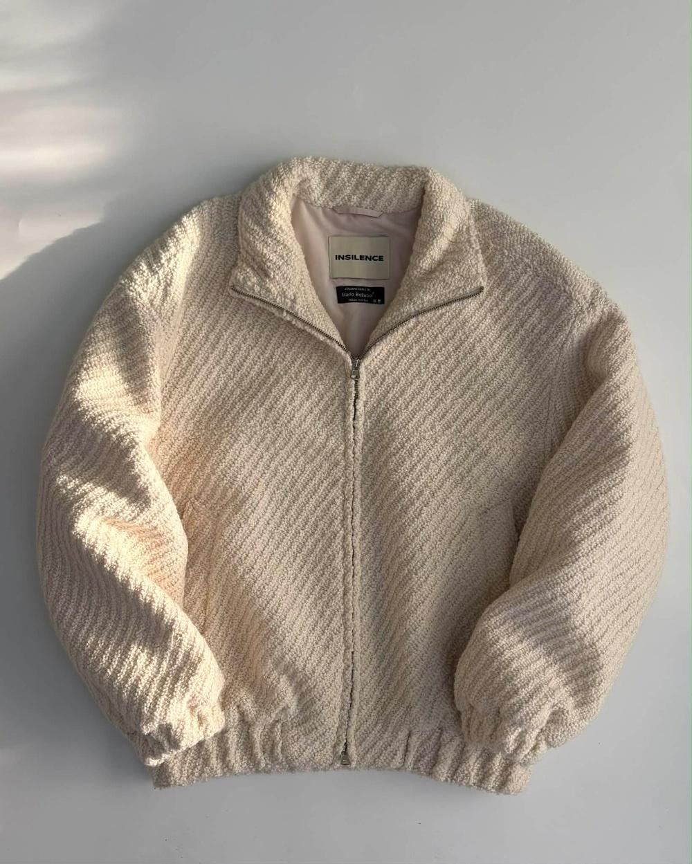 [OS] Insilence Wool Twist Jacquard High Neck 3