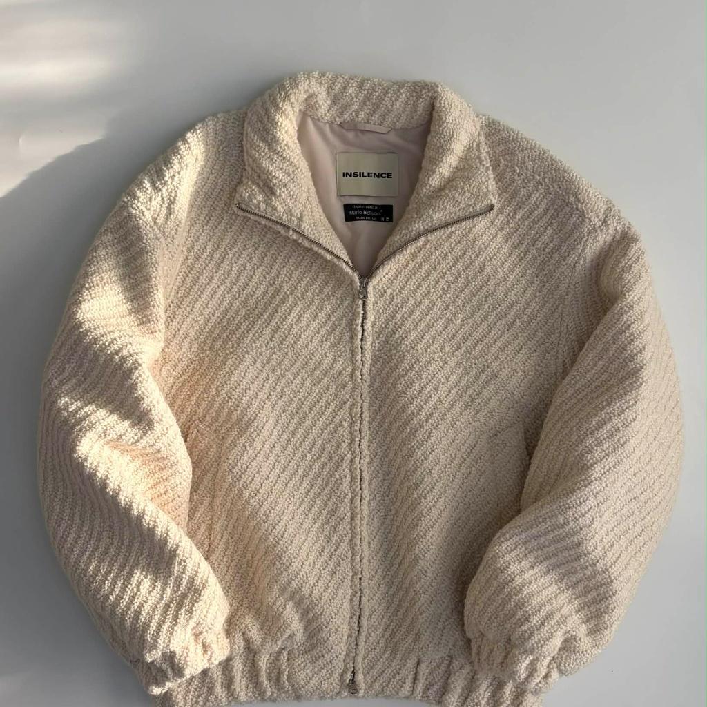 [OS] Insilence Wool Twist Jacquard High Neck 2