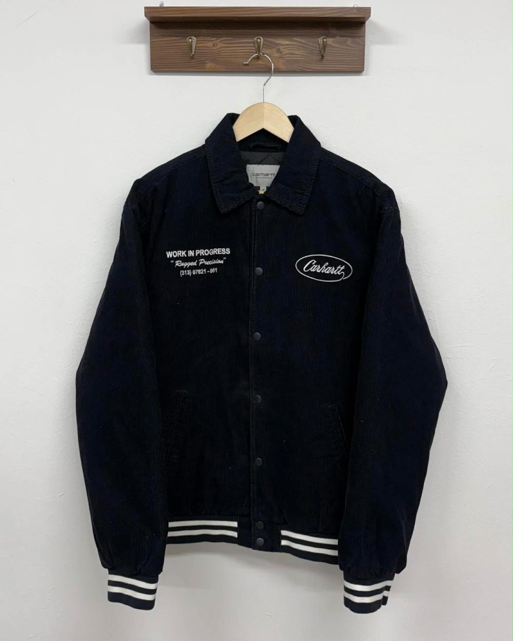 [M] Carhartt wip Letterman Rugged Varsity Jacket 2