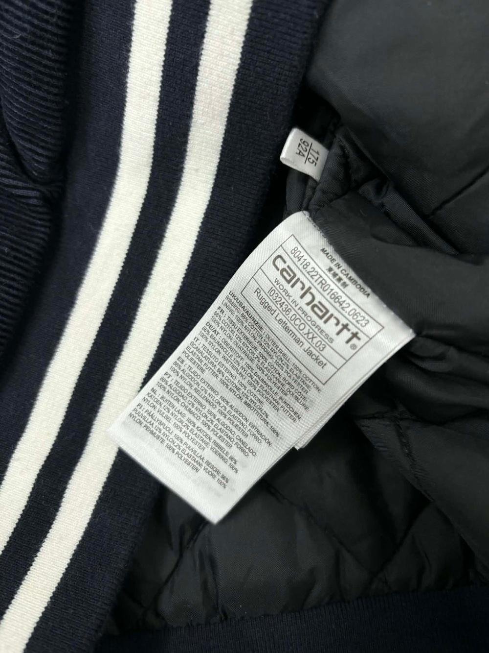 [M] Carhartt wip Letterman Rugged Varsity Jacket 5