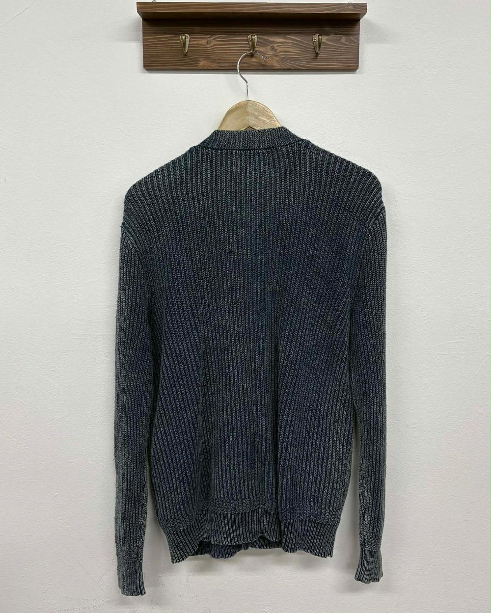 [M] Polo Denim & Supply Washed Blue Knit Cardigan 3