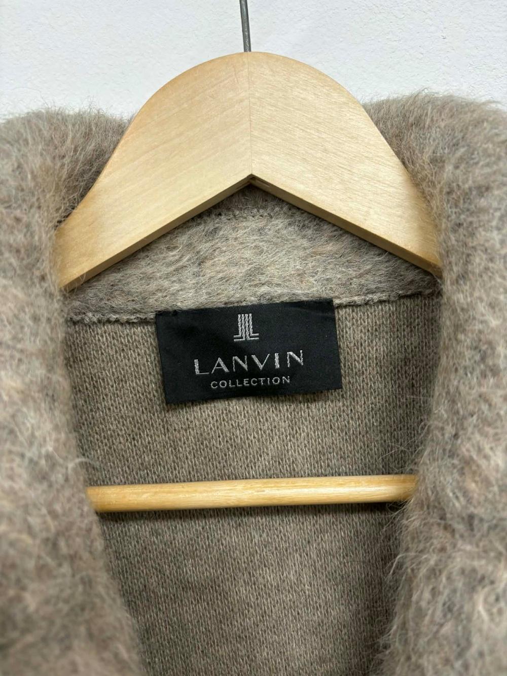 [82] Lanvin Collection Wool Knit Coat 4