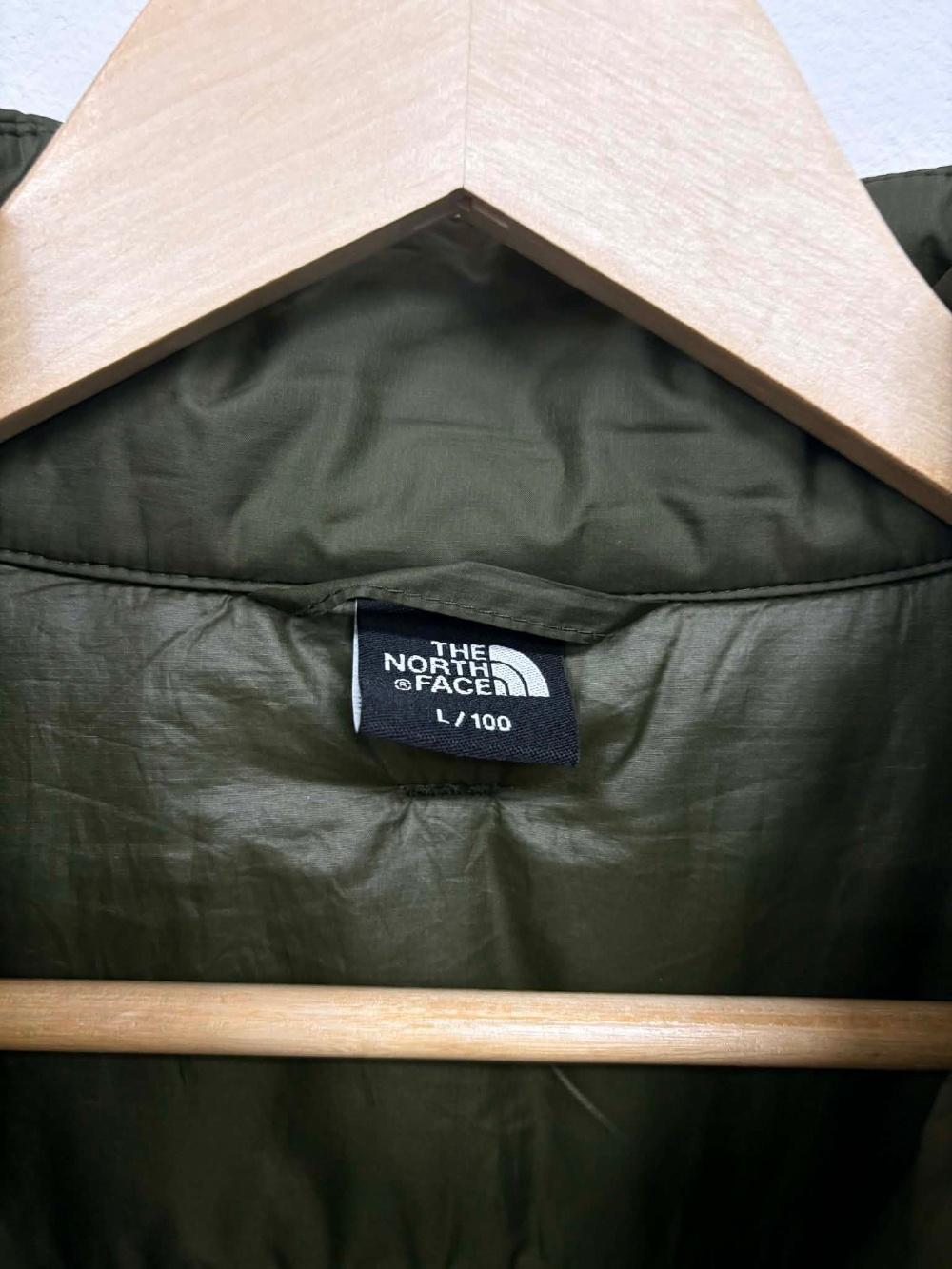 [L] The North Face Khaki Quilted Lightweight 5