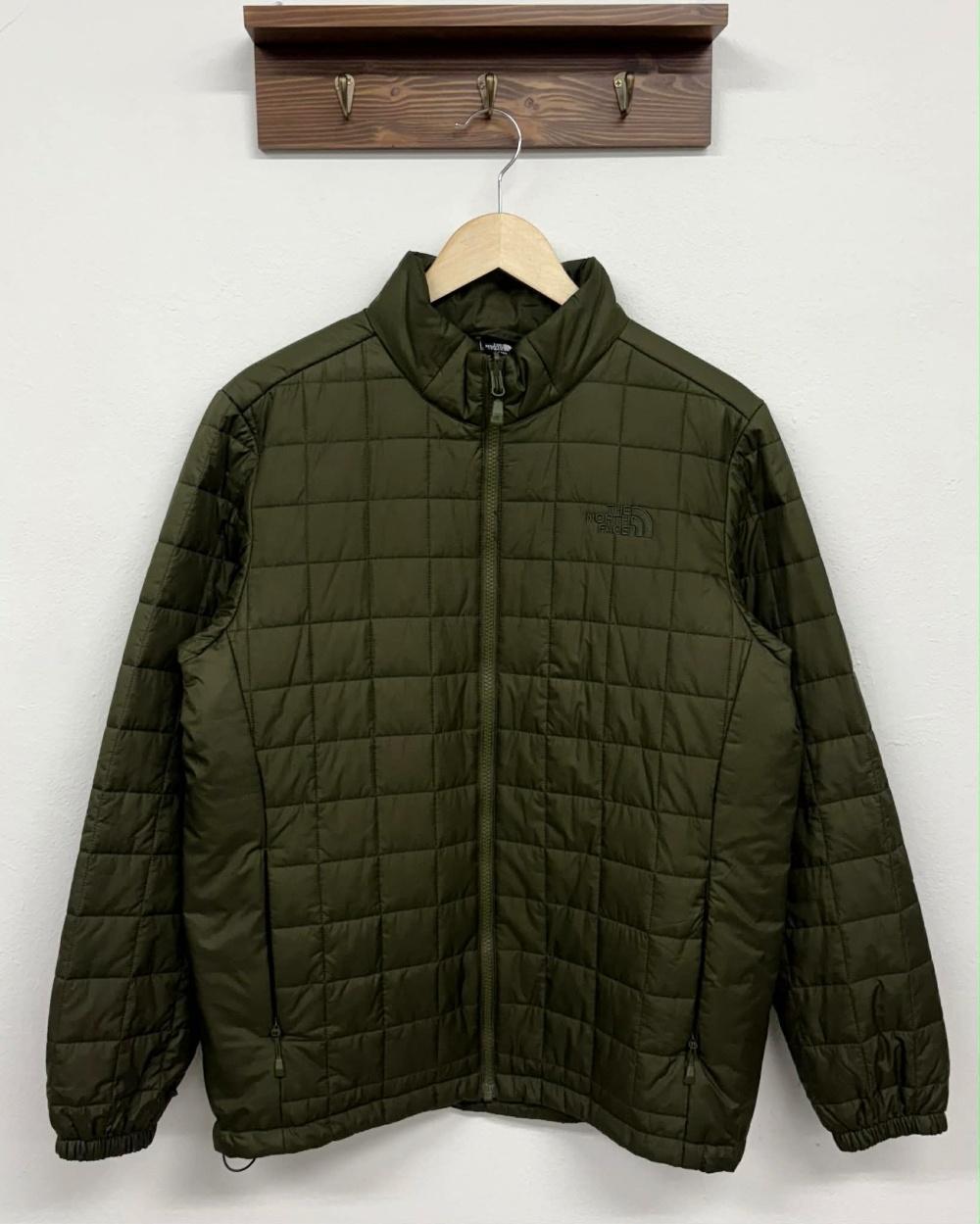 [L] The North Face Khaki Quilted Lightweight 3