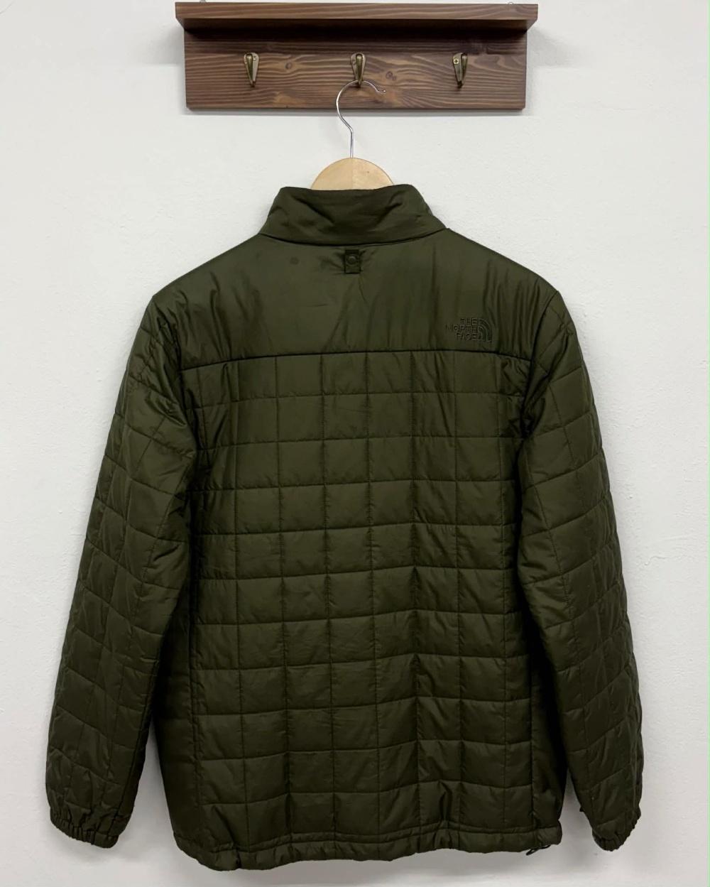 [L] The North Face Khaki Quilted Lightweight 4