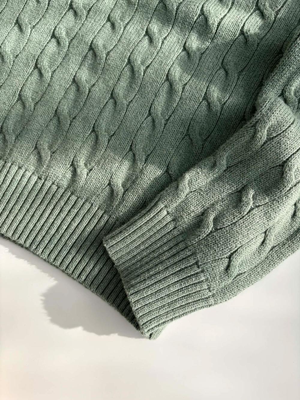 [L] Polo Ralph Lauren cotton cable knit sweater 5