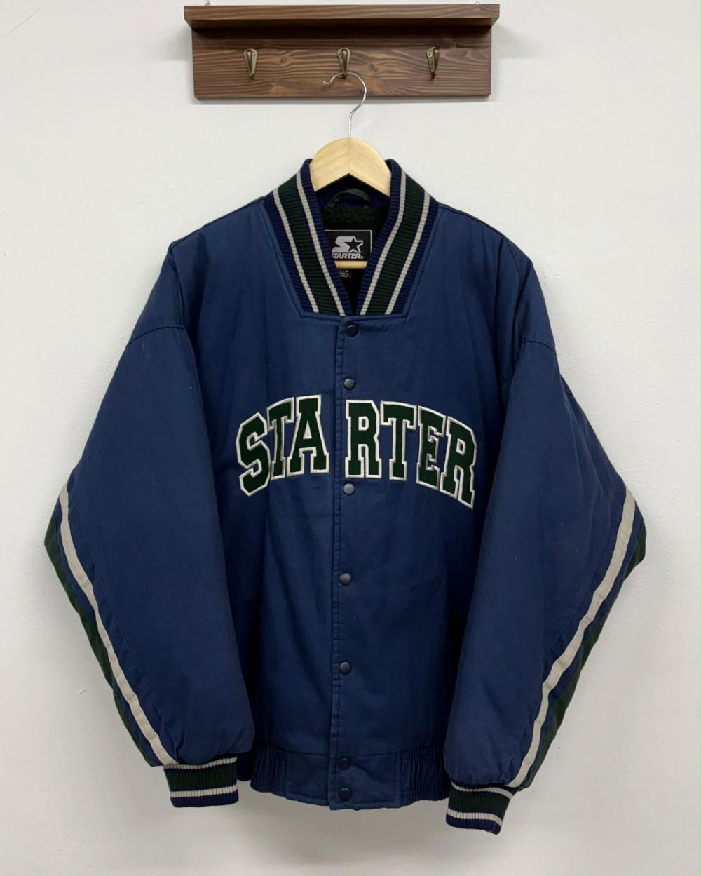 [L] Starter Varsity Bomber Jacket 2