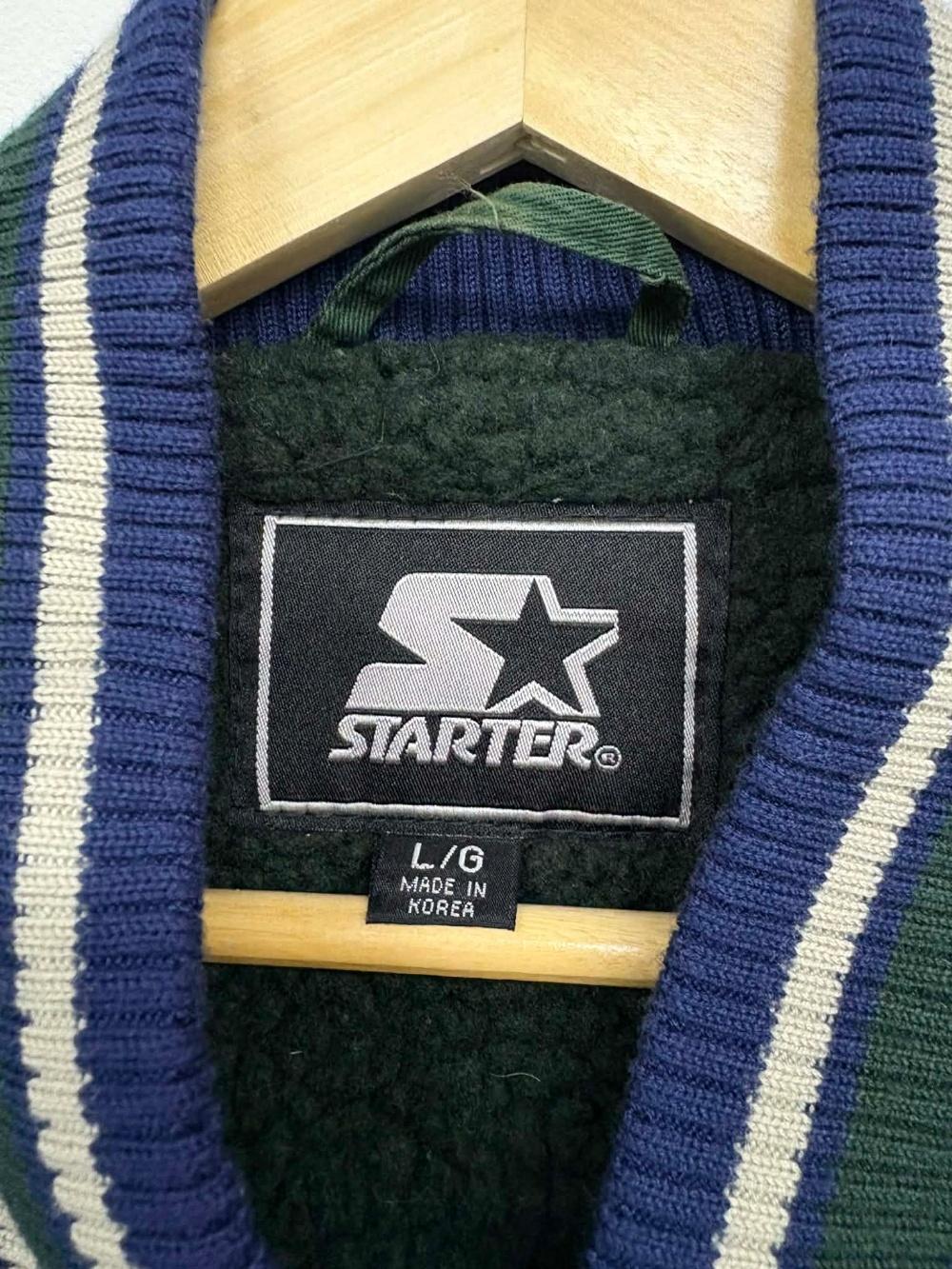 [L] Starter Varsity Bomber Jacket 4