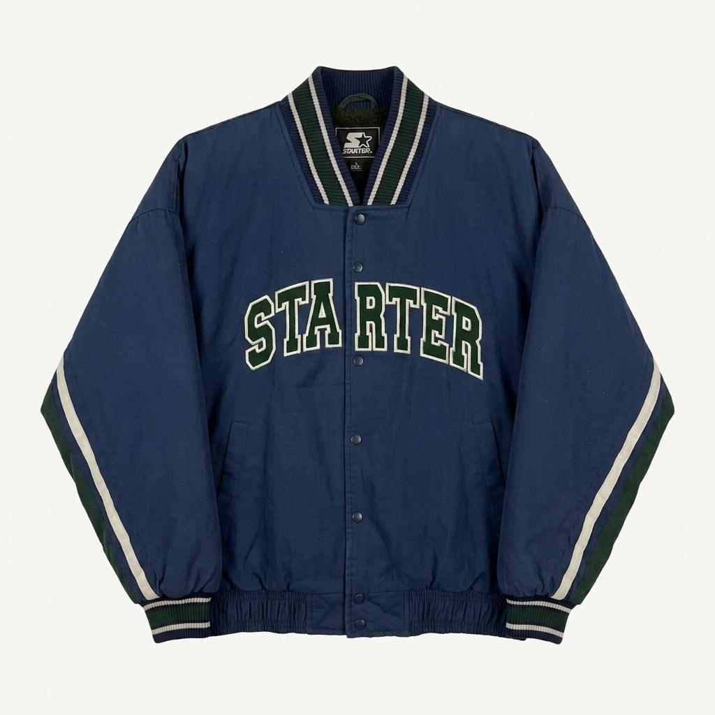 [L] Starter Varsity Bomber Jacket 1