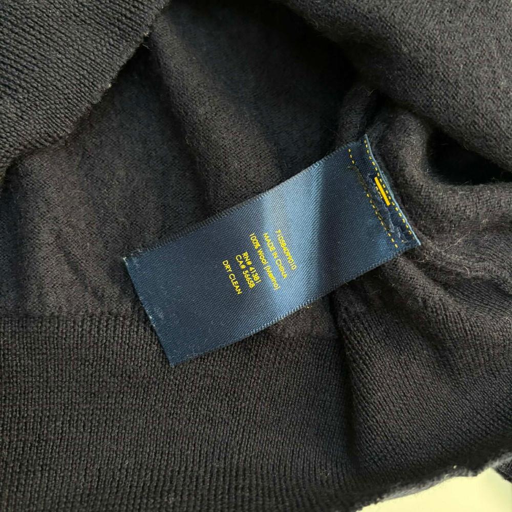 [XL] Polo Ralph Lauren Navy Wool Crewneck Knit 4