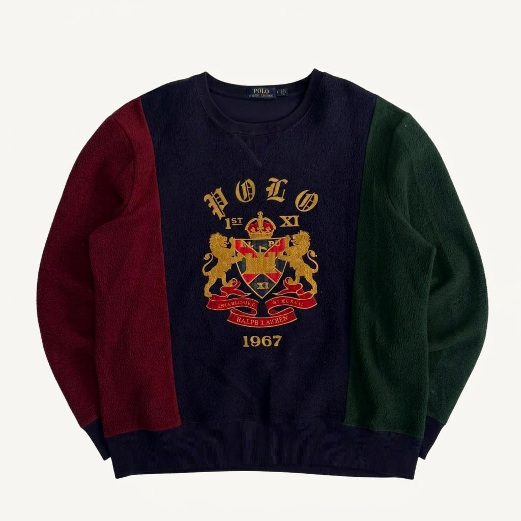 [L]Polo Ralph Lauren Embroidered Crest Fleece 1