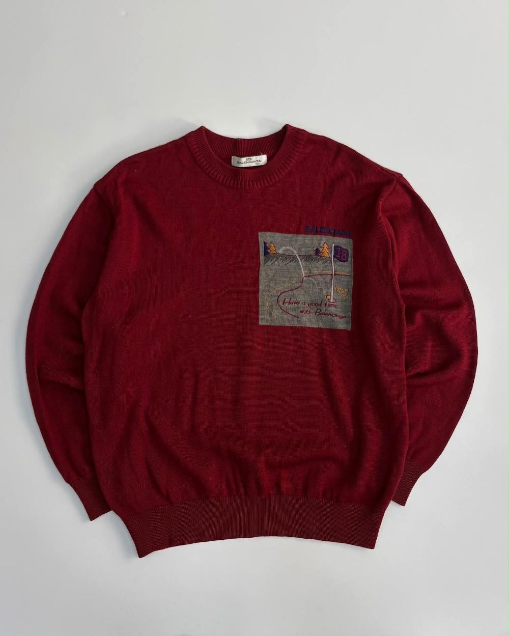 Balenciaga Hole-in-One Square Crewneck Knit 4