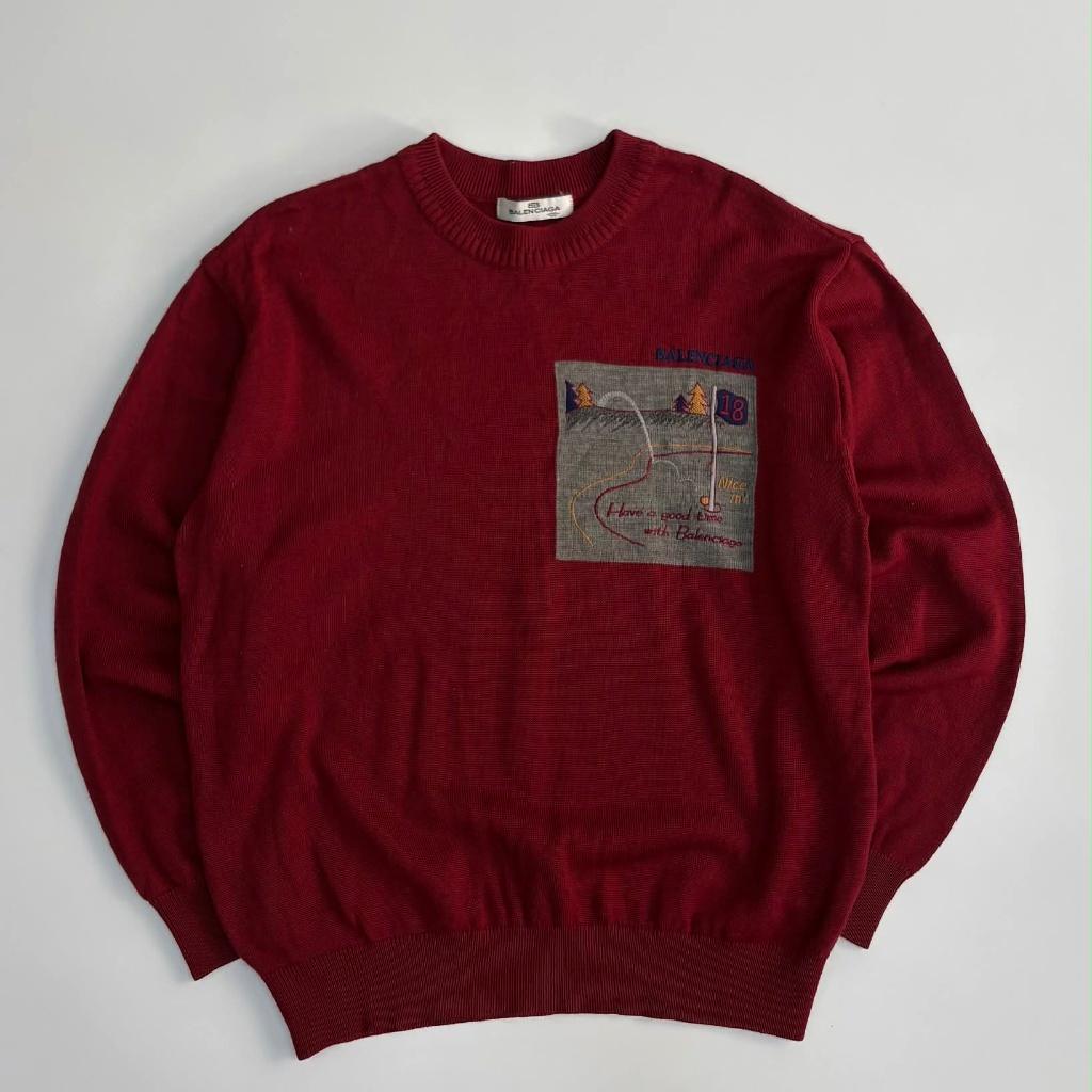 Balenciaga Hole-in-One Square Crewneck Knit 2