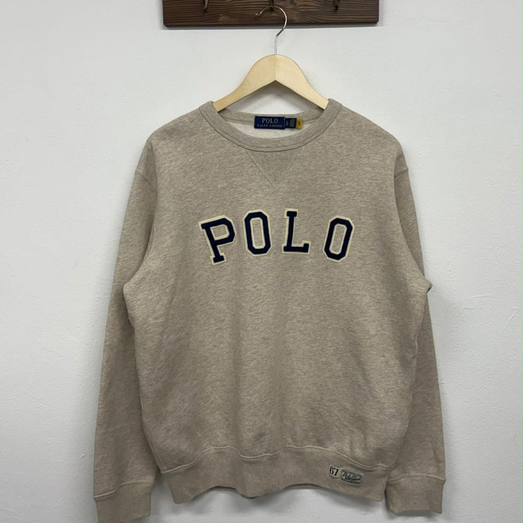 Polo Ralph Lauren Arch Logo New Beige Sweatshirt 2