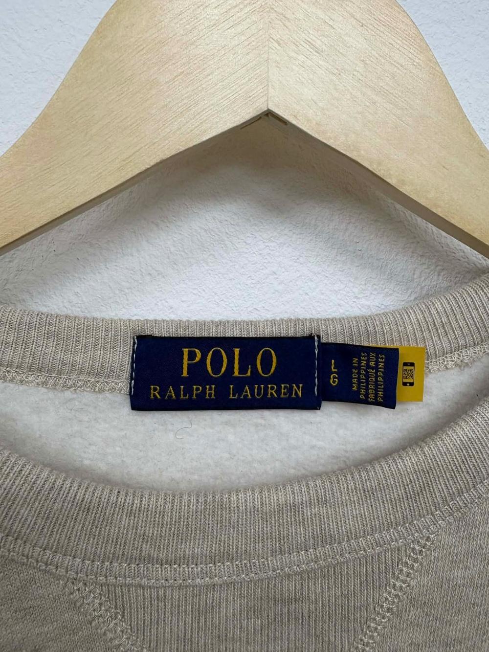 Polo Ralph Lauren Arch Logo New Beige Sweatshirt 5