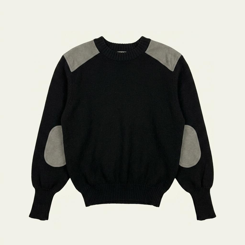 Burberry 90s Commando Wool Knit Sweater 1