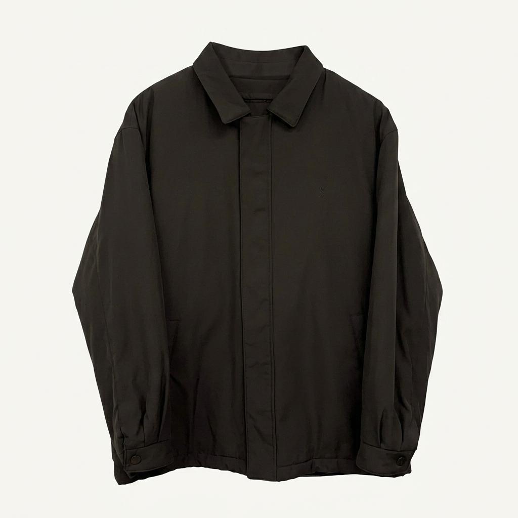 Yves Saint Laurent khaki padded jacket 1