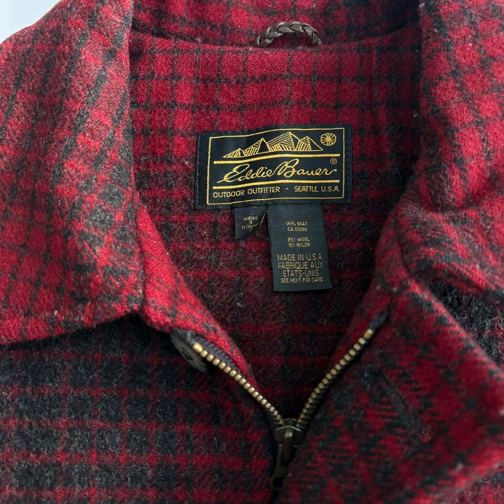 Eddie Bauer Heavy Wool Hunting Jacket USA made 5