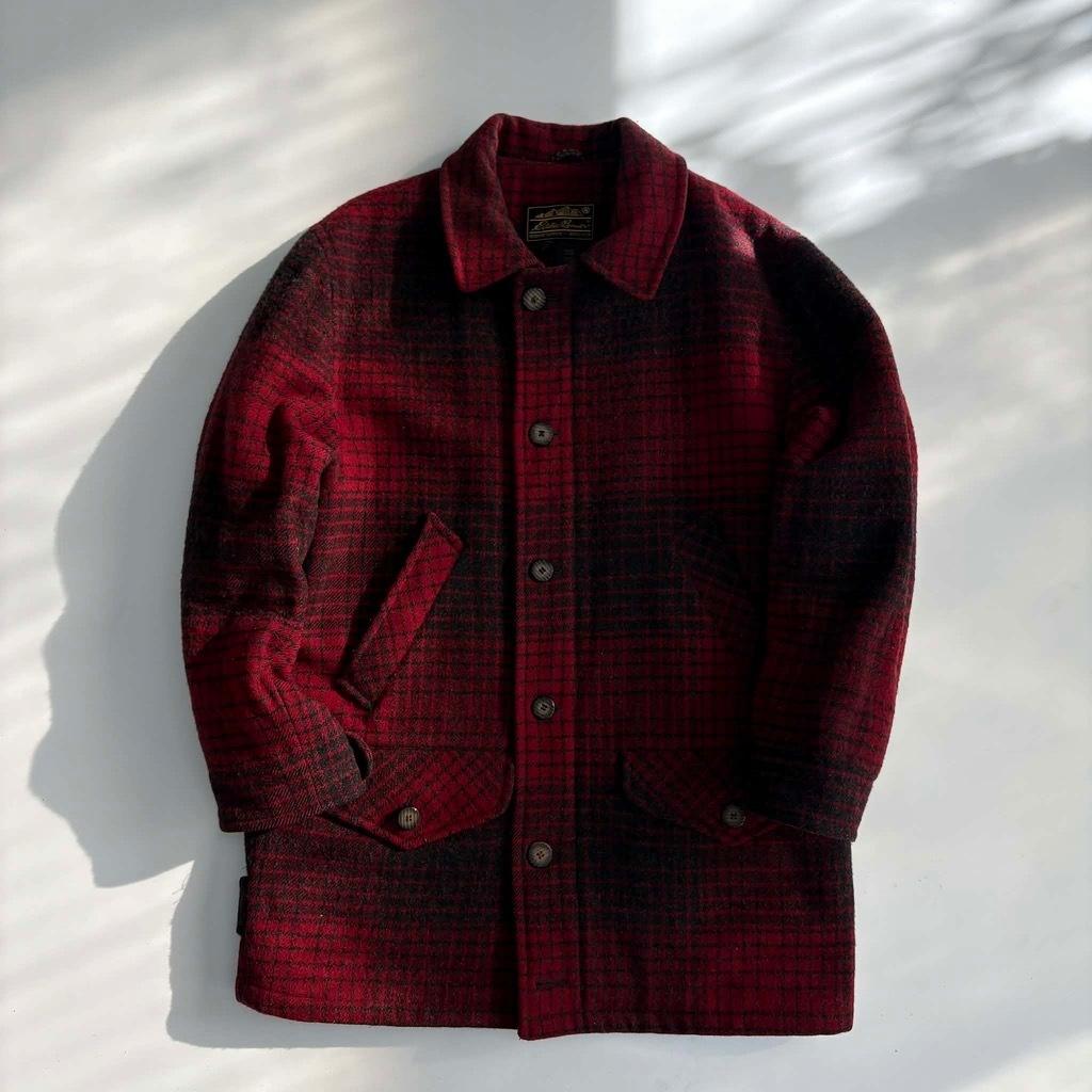 Eddie Bauer Heavy Wool Hunting Jacket USA made 2