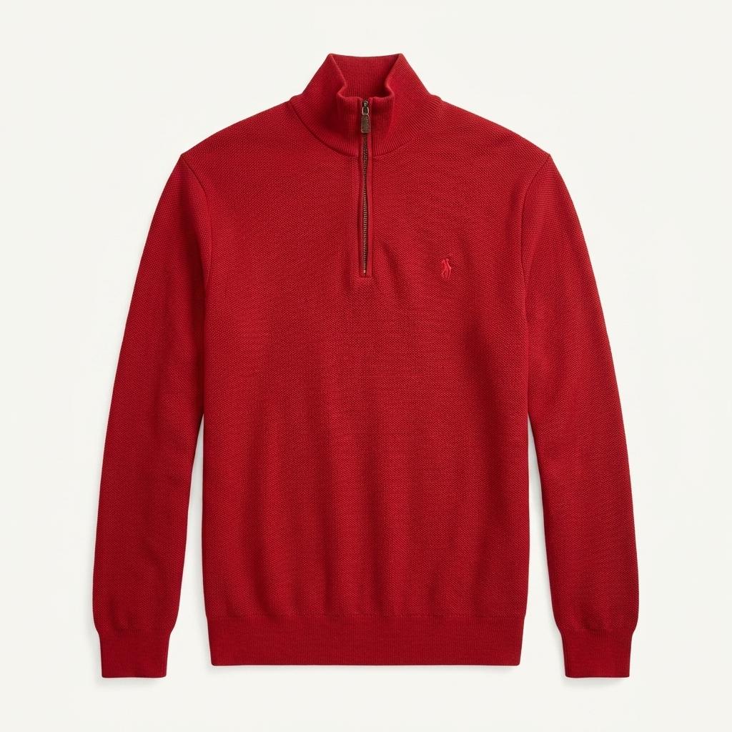 Polo Ralph Lauren Half Zip-Up Pima Cotton Knit 1