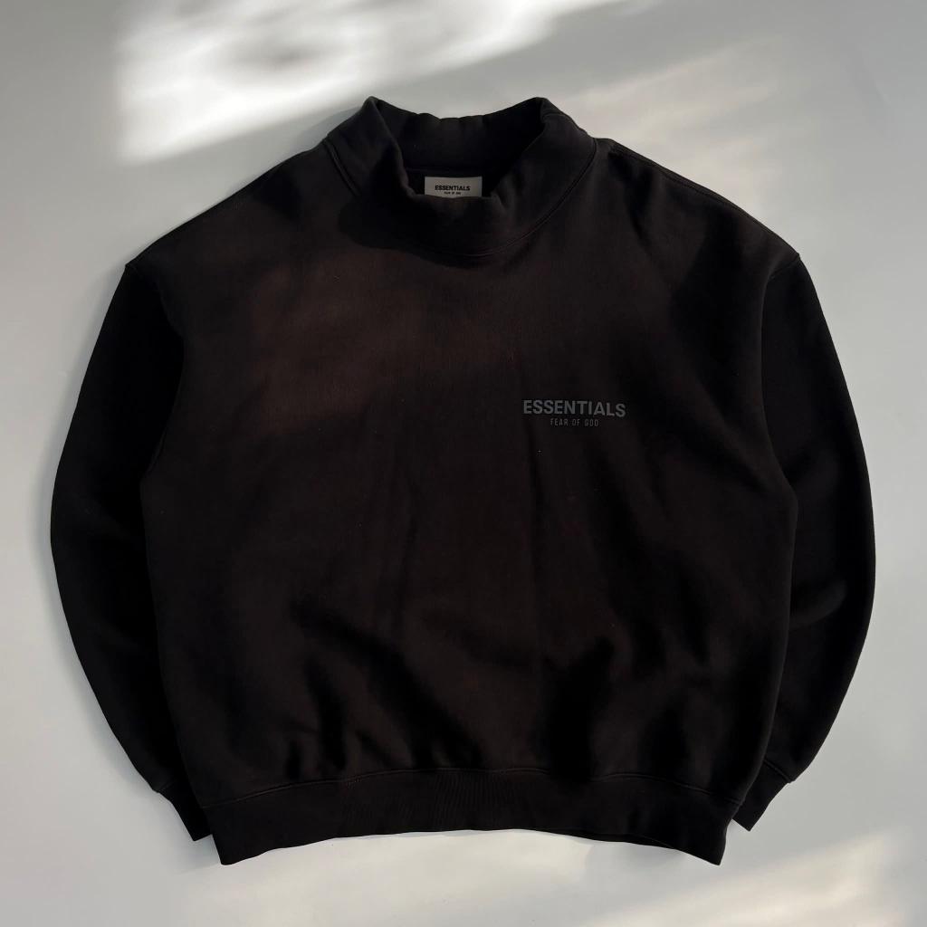 21SS Fear of God Essential Logo Overfit Mock Neck 2