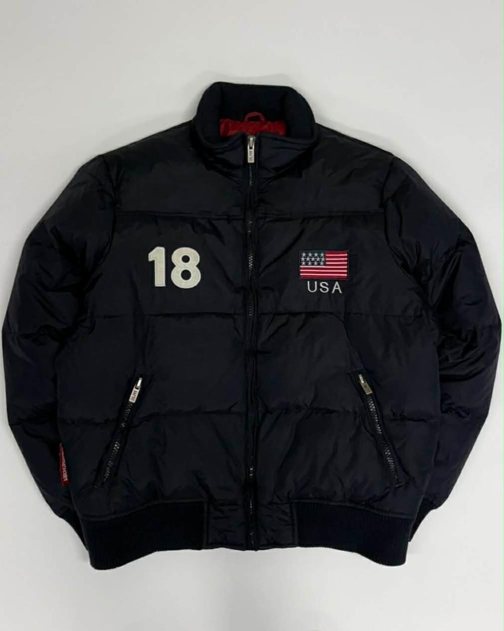 Abercrombie USA Flag Down Jacket 2