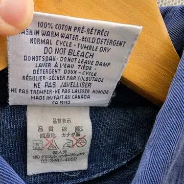90s 바바리안 인디고 다잉 럭비셔츠 (made in canada) 6