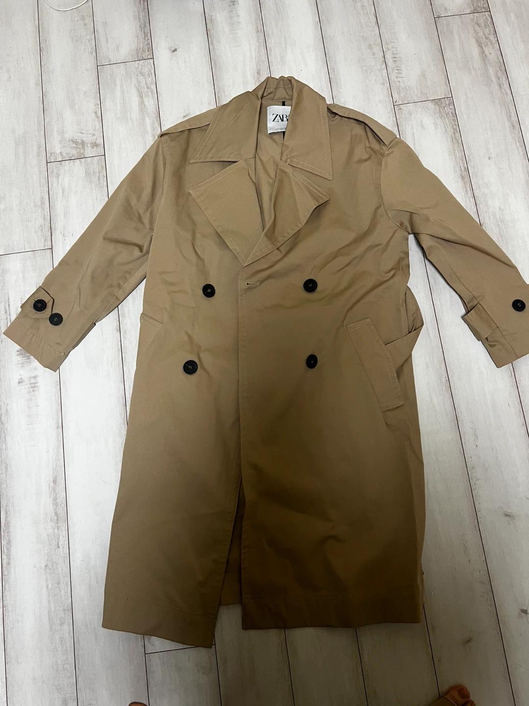 ZARA 베이지 트렌치코트 XS 3
