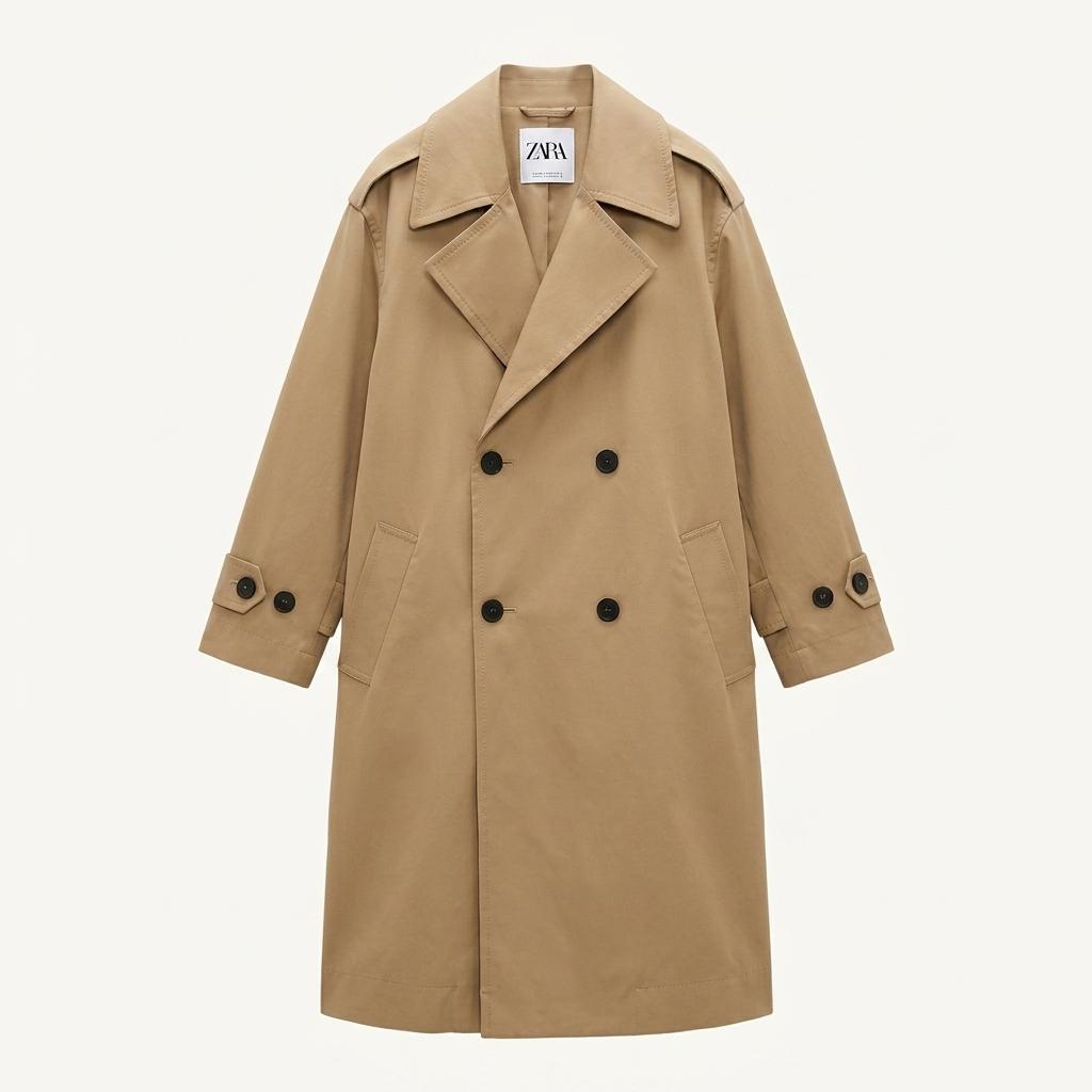 ZARA 베이지 트렌치코트 XS 1