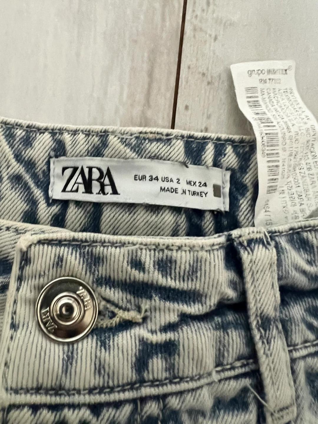 ZARA 워싱 와이드 데님 팬츠 24 2