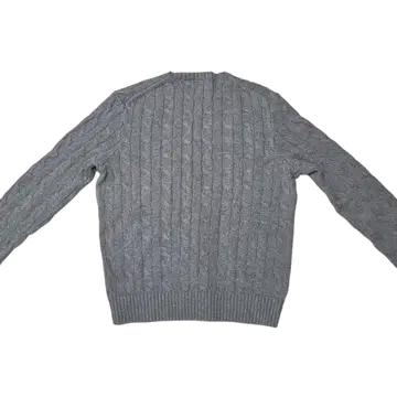 Polo Ralph Lauren 폴로 랄프로렌 그레이 코튼 꽈배기 니트 5